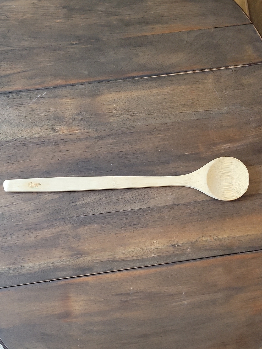 The Pampered Chef Wooden Bamboo 14" Spoon